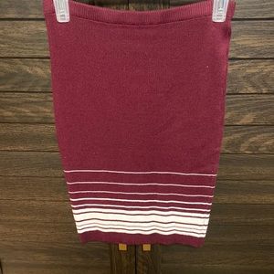 Sweater pencil skirt